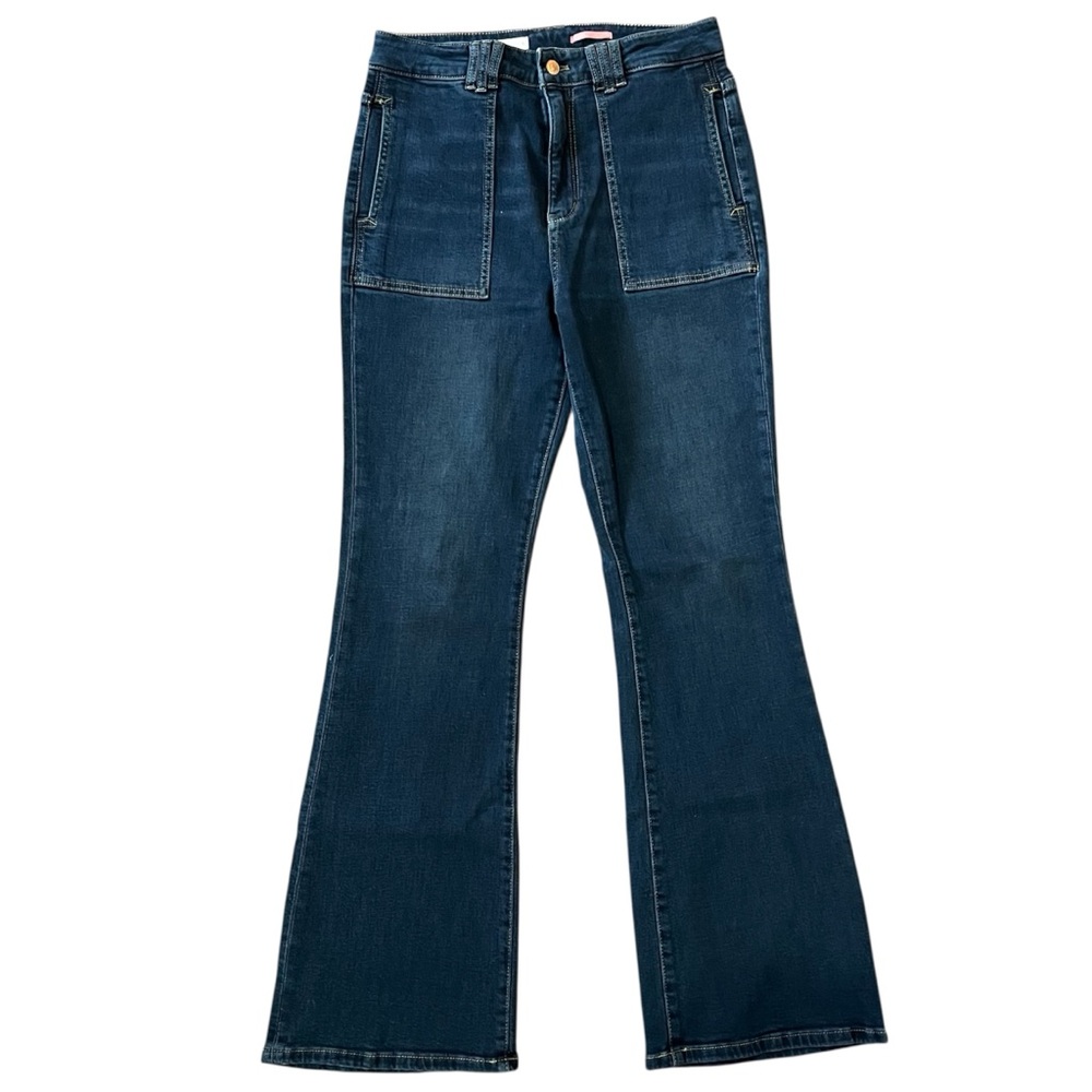 Pilcro Anthropologie The Icon High Rise Flare Jeans Size 30